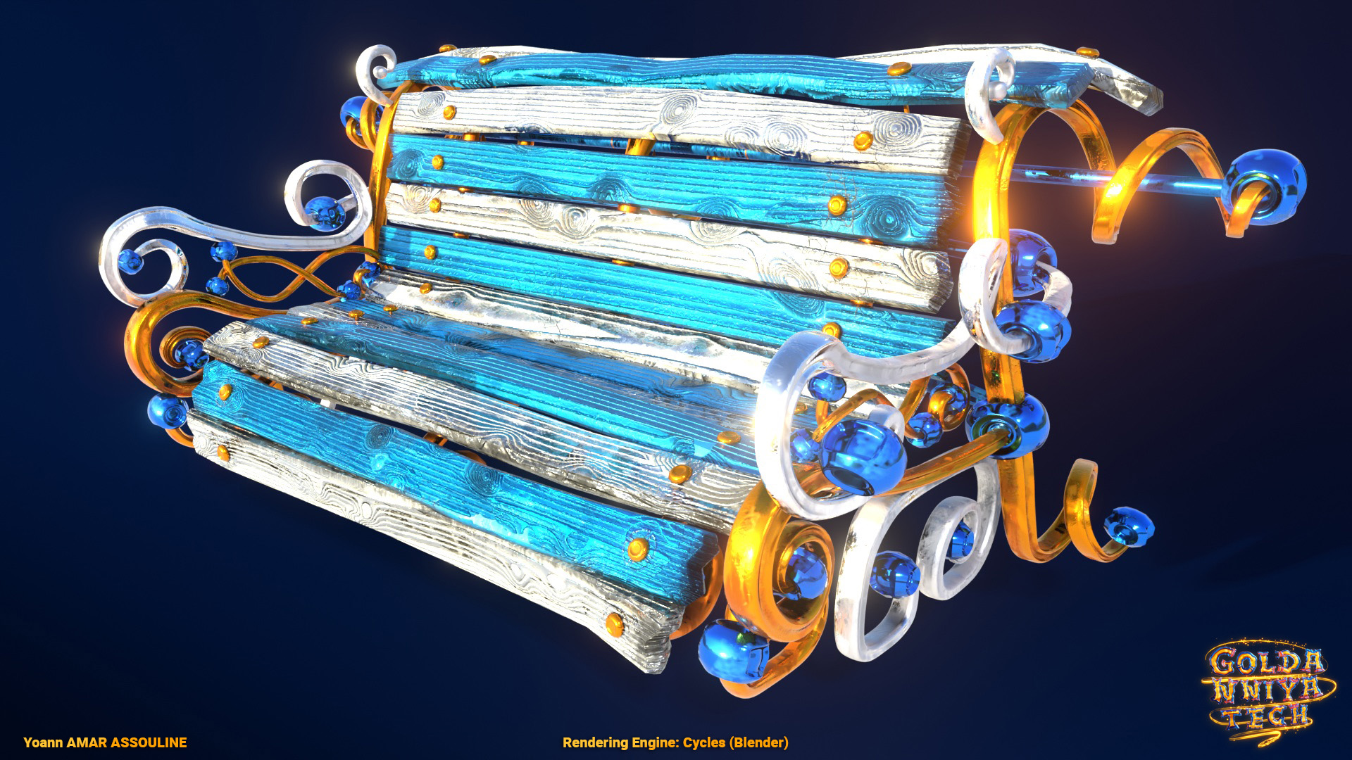 Goldanniyatech Carminic Candle Render