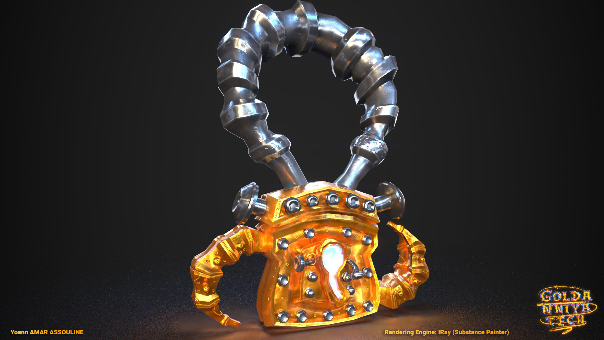 Goldanniyatech Fantasia Gamepad Render