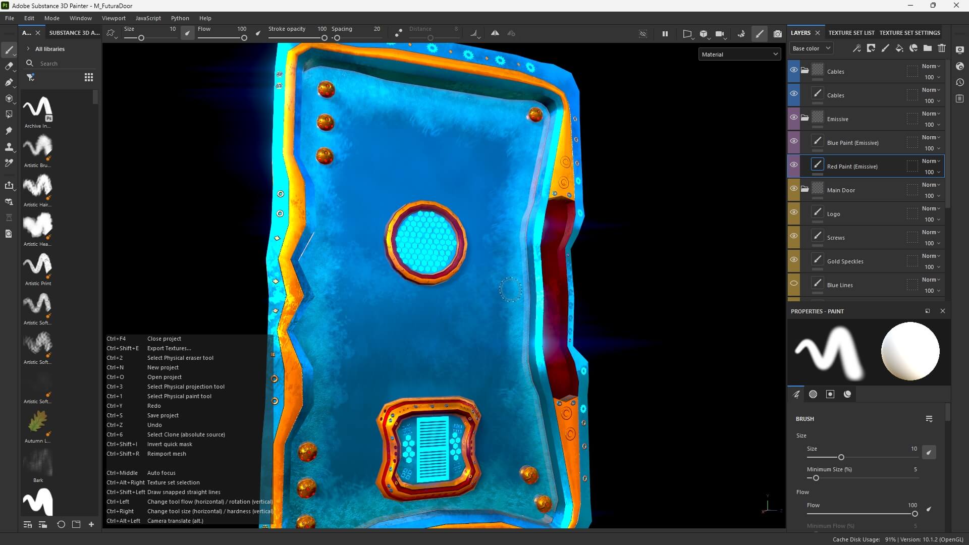 Futuristic Door from Goldanniyatech