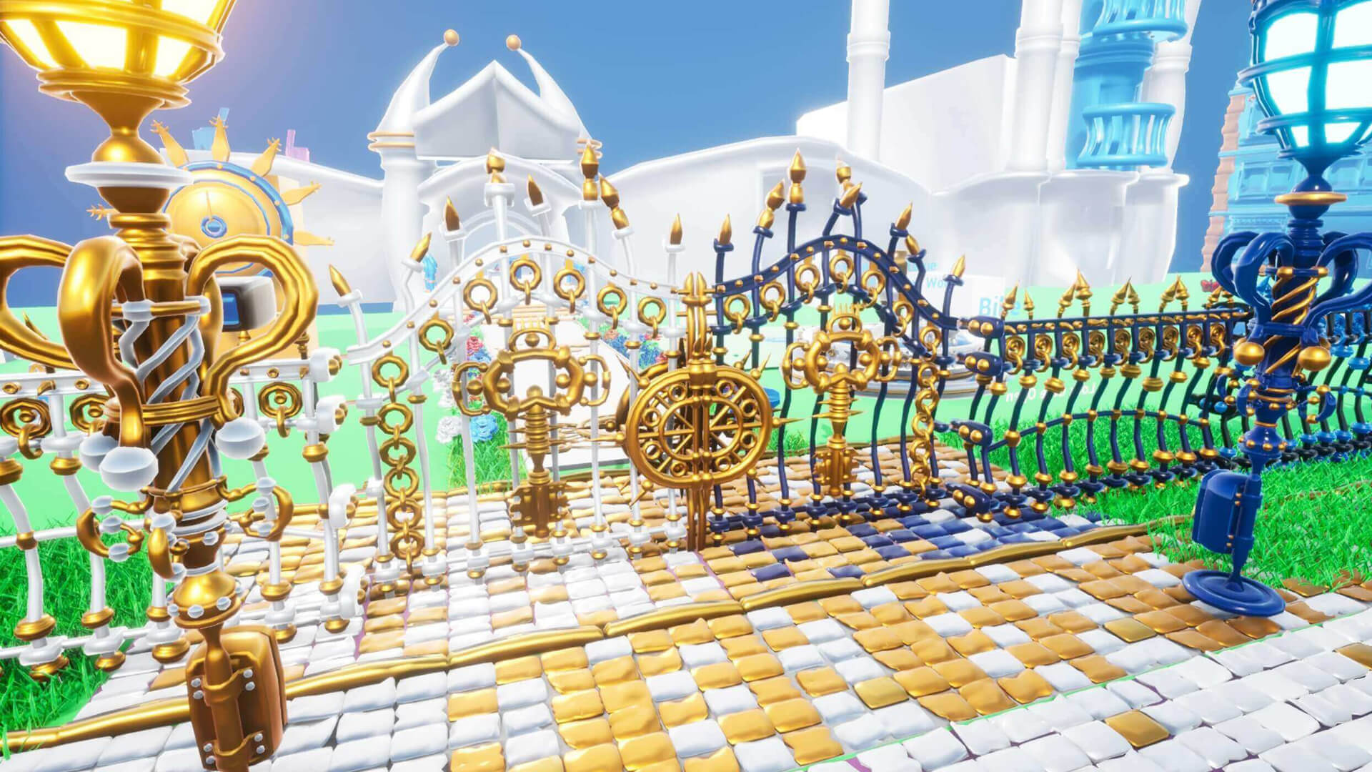 Colorful City prototype render in Unreal Engine