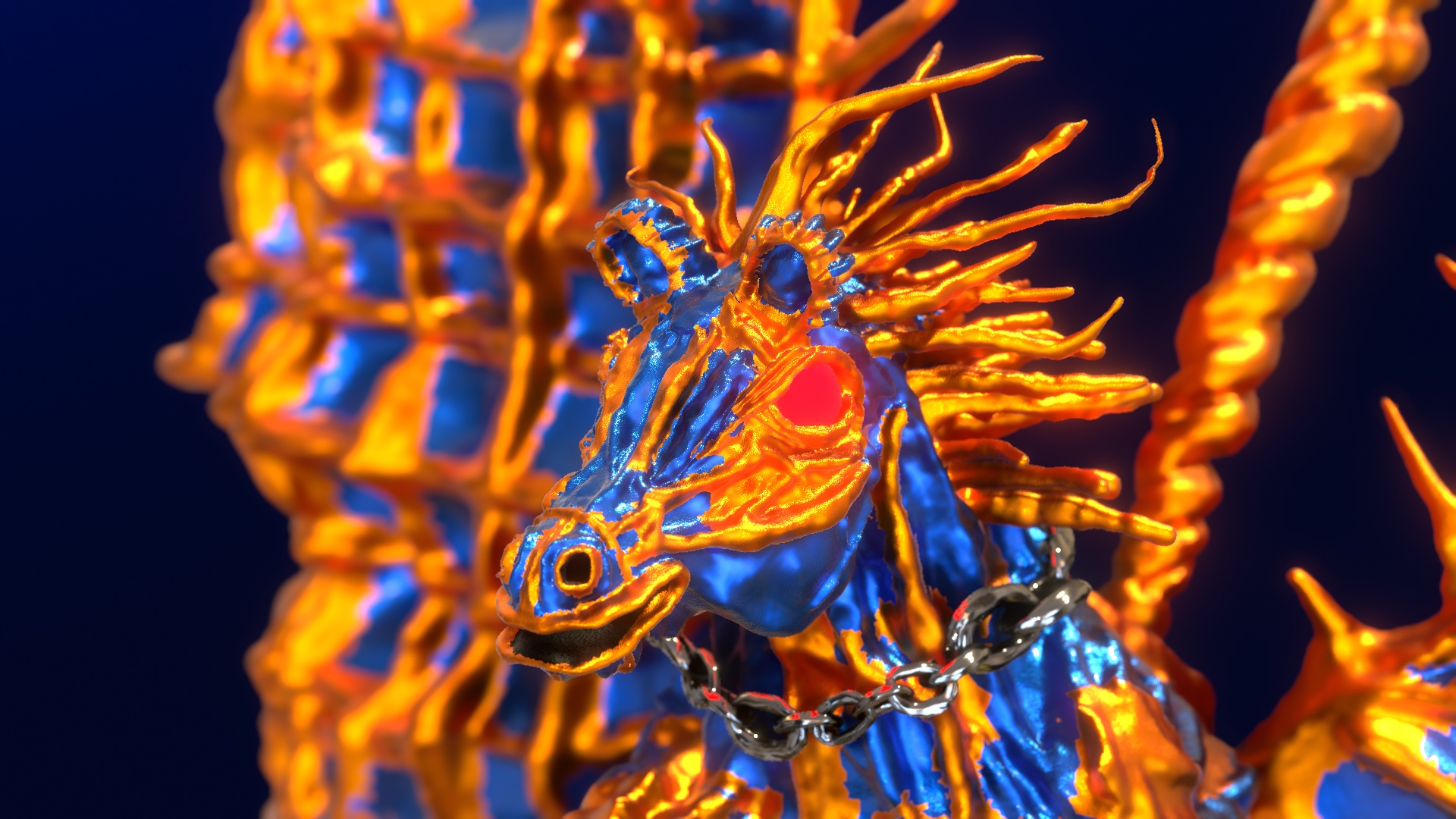 Whimsical Horse animal from Goldanniyatech