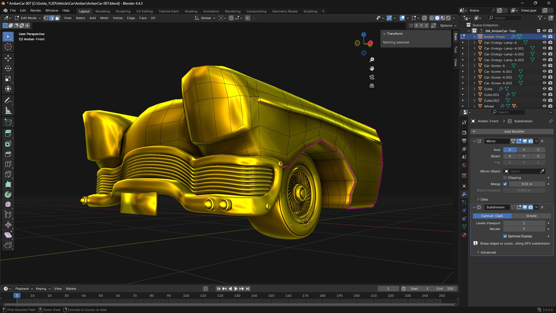 Amber Car from Goldanniyatech