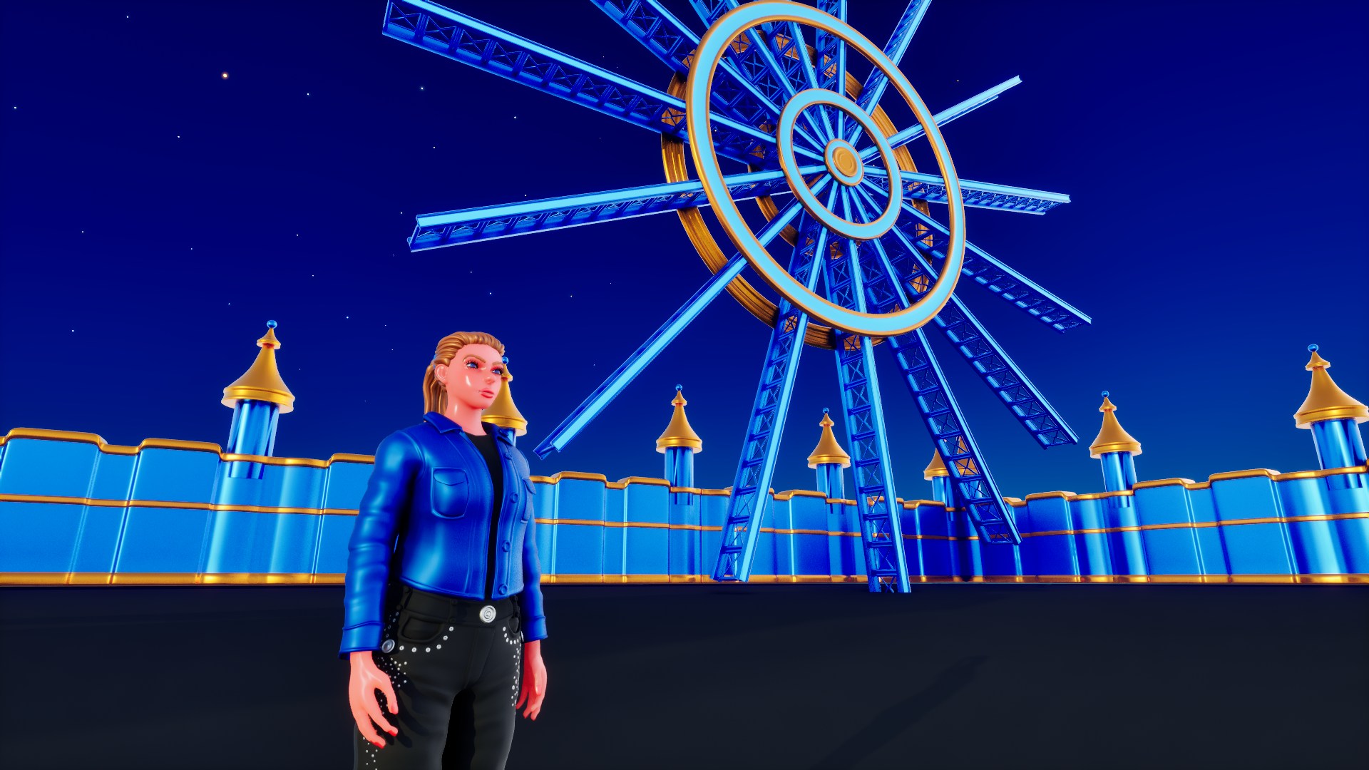 Supermarket in the action-adventure game Goldanniyatech