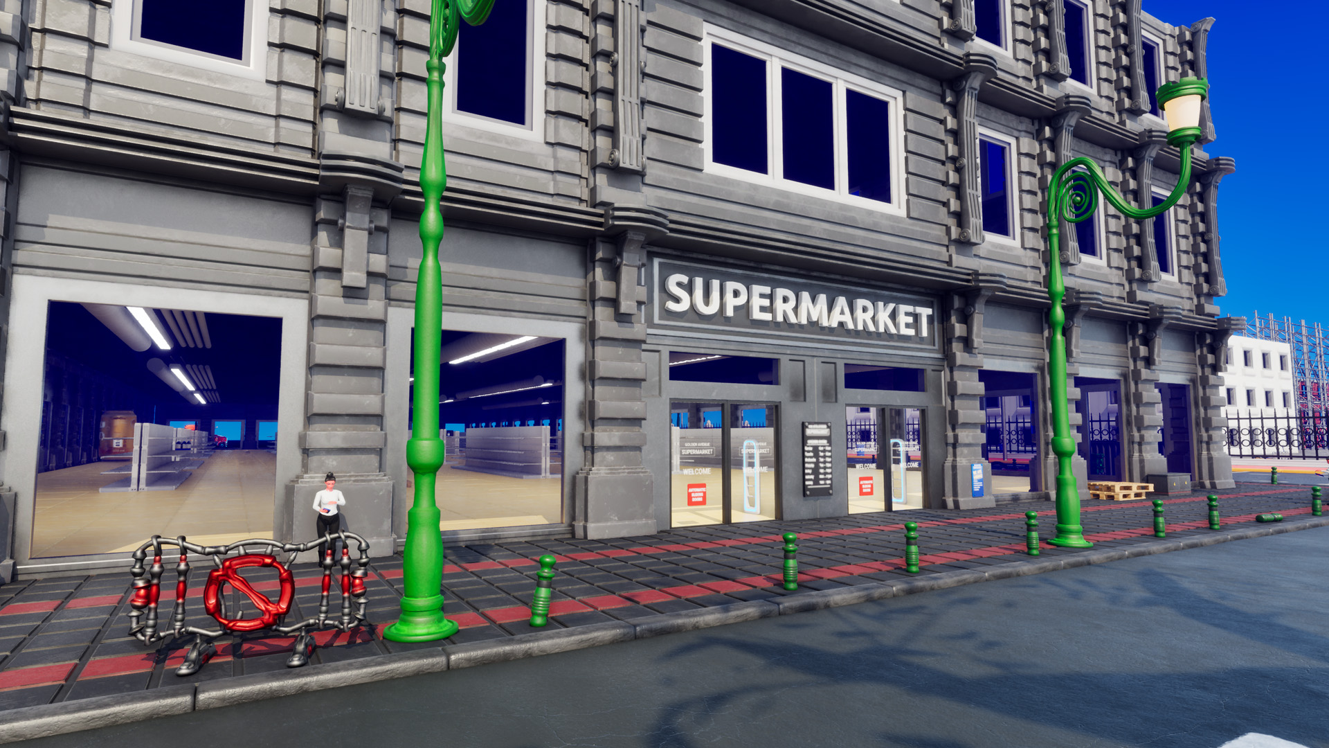 Supermarket in the action-adventure game Goldanniyatech