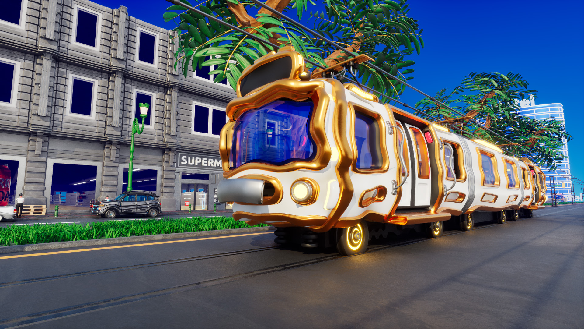 Azure SUV from the Goldanniyatech open-world game
